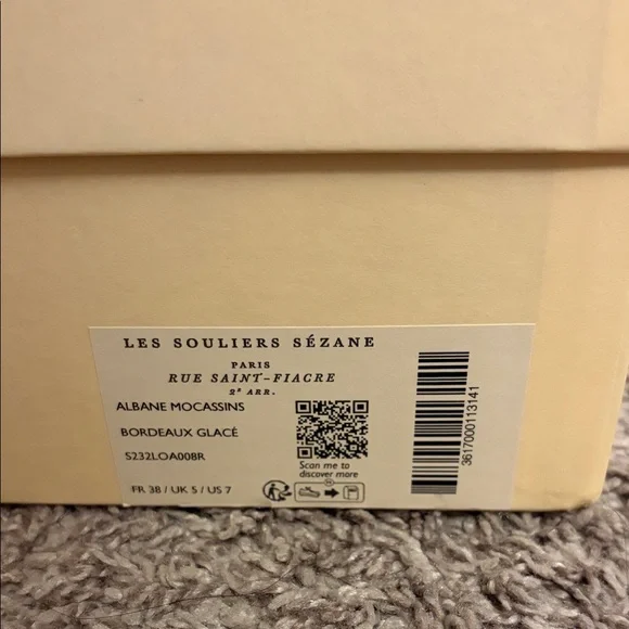 Sezane Albane Leather Loafers size 38 - Picture 7 of 10